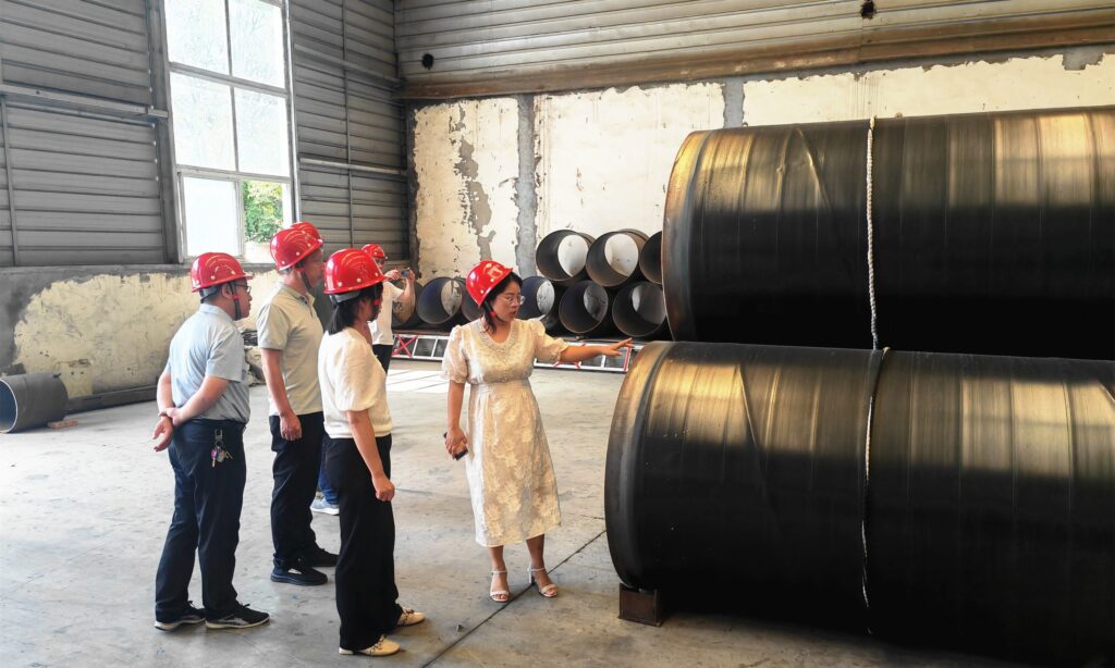 宏兴管业:迎接红旗渠管委会参观考察-宇龙宏兴管业